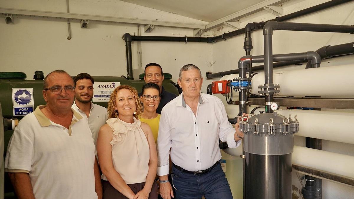 Visita de Faúndez a la ETAP de Madridanos