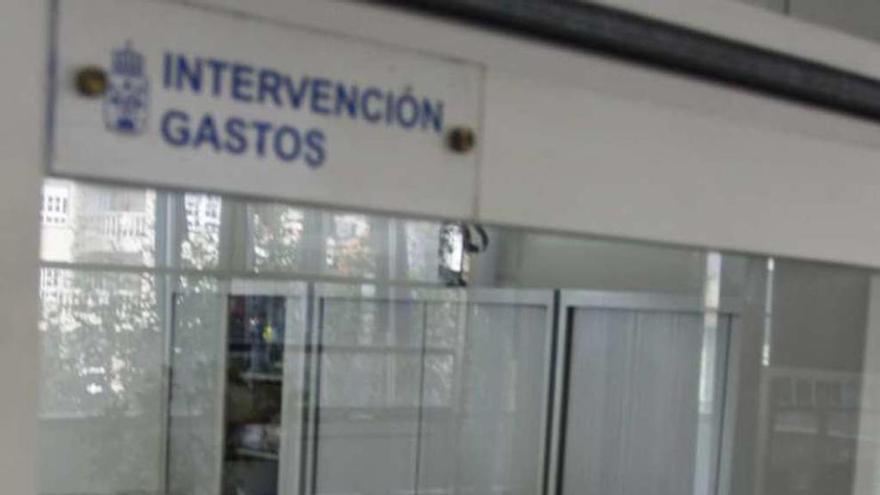 Oficina de Intervención del Concello de Cangas. // Santos Alvarez