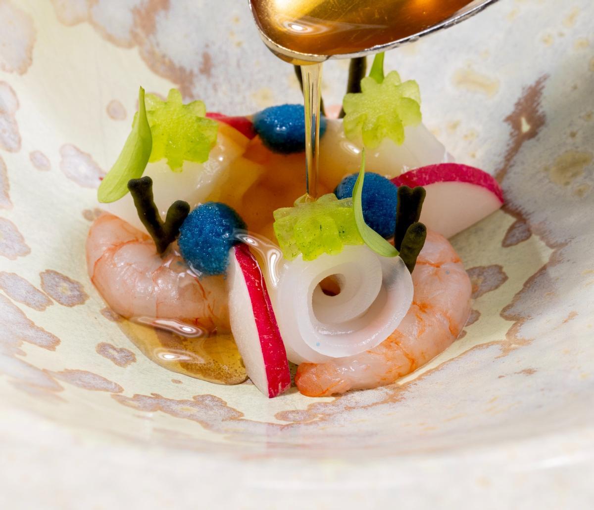 Una de las creaciones del chef del restaurante Voro, Álvaro Salazar