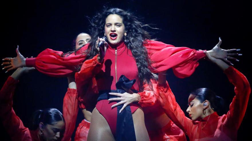 Rosalía en un dels dos concerts oferts al Palau Sant Jordi a principi d&#039;aquest mes