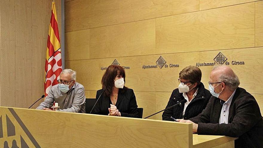 Masferrer, Madrenas, Juliol i Boadas ahir a l&#039;ajuntament.