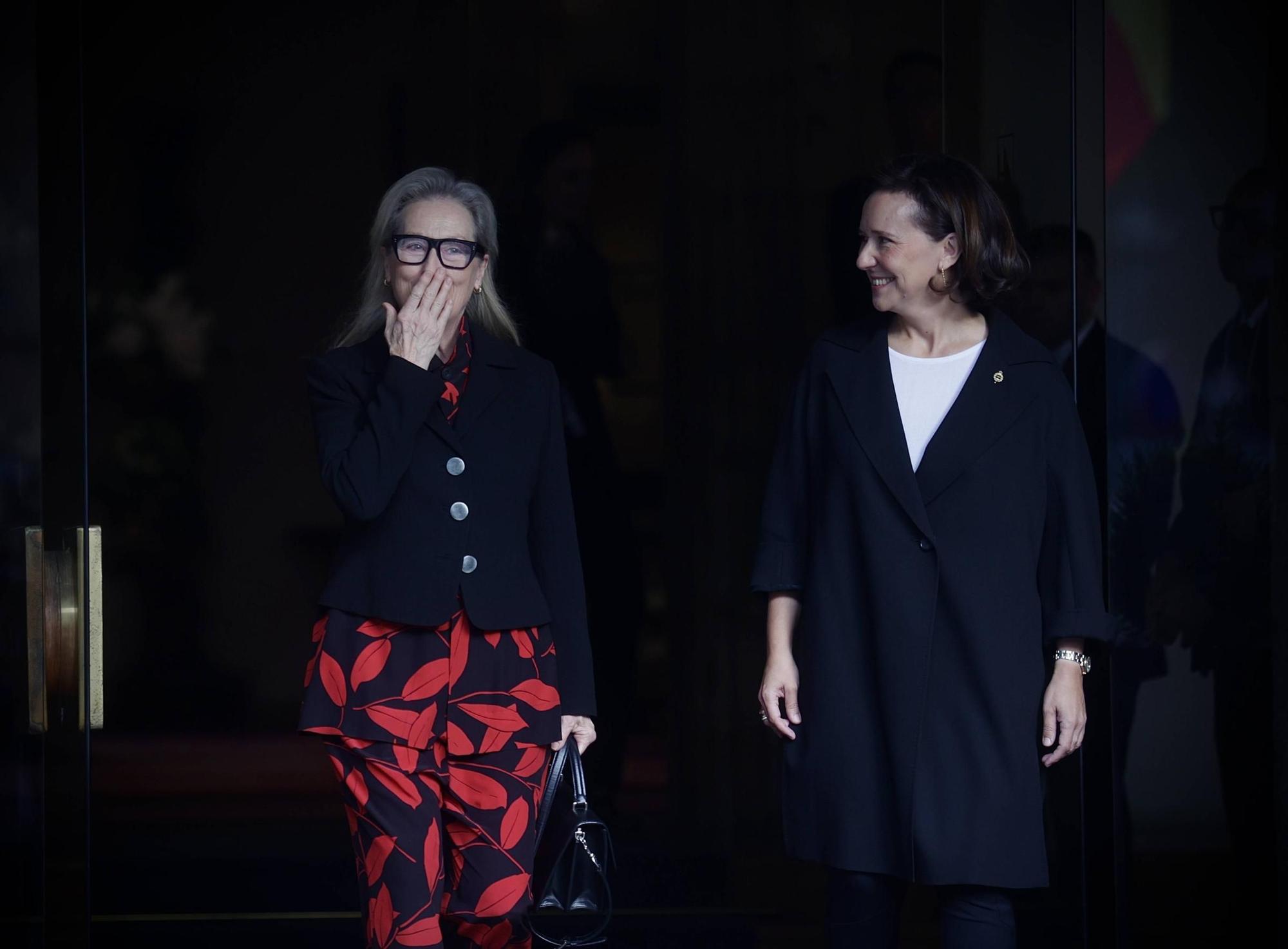 EN IMÁGENES: Así fue la llegada oficial de Meryl Streep a Asturias para recibir el premio "Princesa" de las Artes