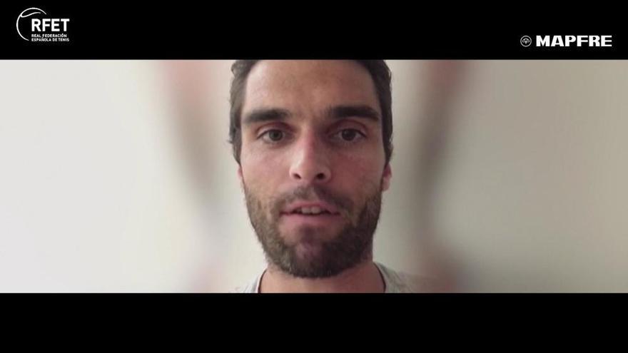 Pablo Andújar en La Liga Mapfre de Tenis