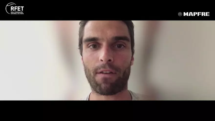 Pablo Andújar en La Liga Mapfre de Tenis