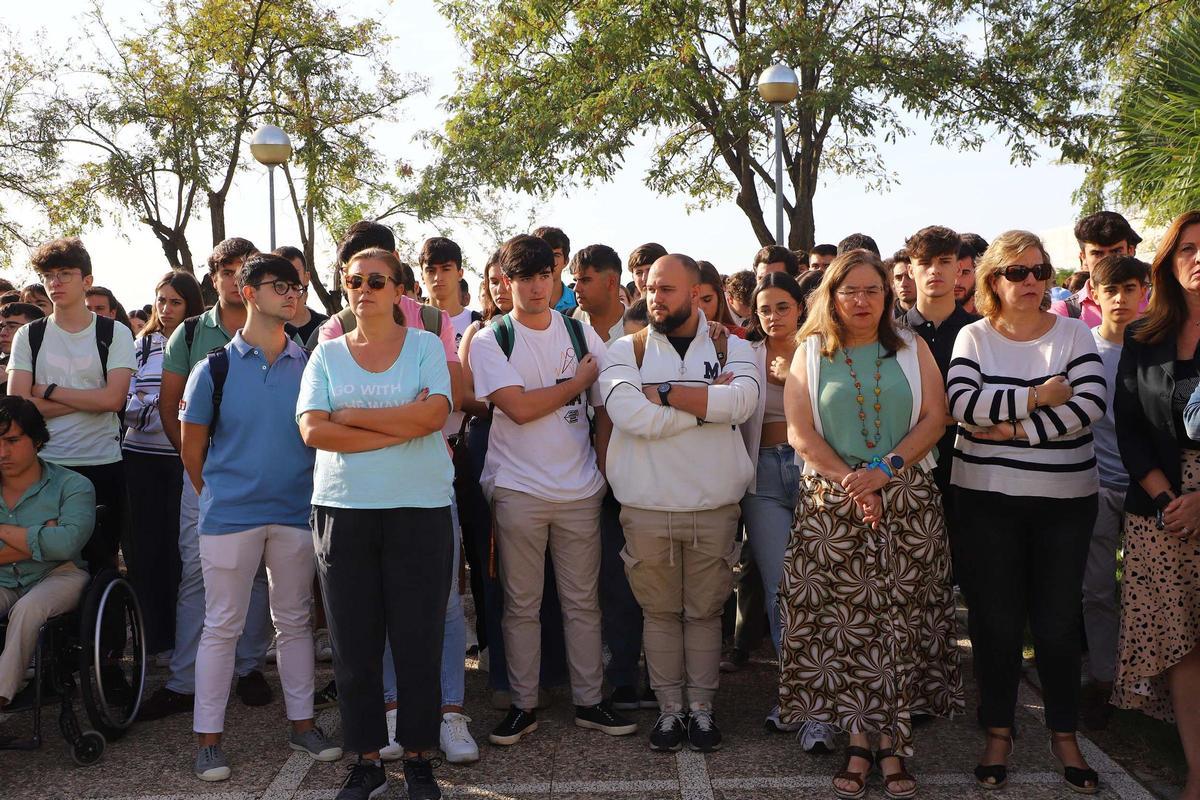 Minuto de silencio en Rabanales Minuto de silencio en Rabanales