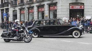Rolls Royce Phantom que ha llevado a la Princesa Leonor al Congreso de los Diputados