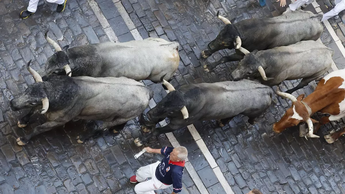 Así ha sido el sexto encierro de San Fermín