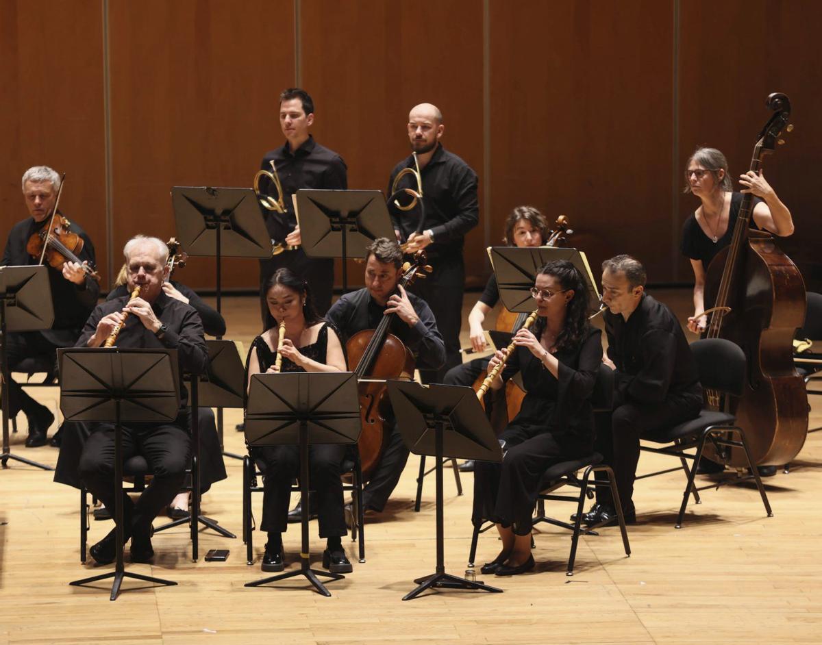 El Concentus Musicus Wien, ayer, en Oviedo. | MARIO CANTELI
