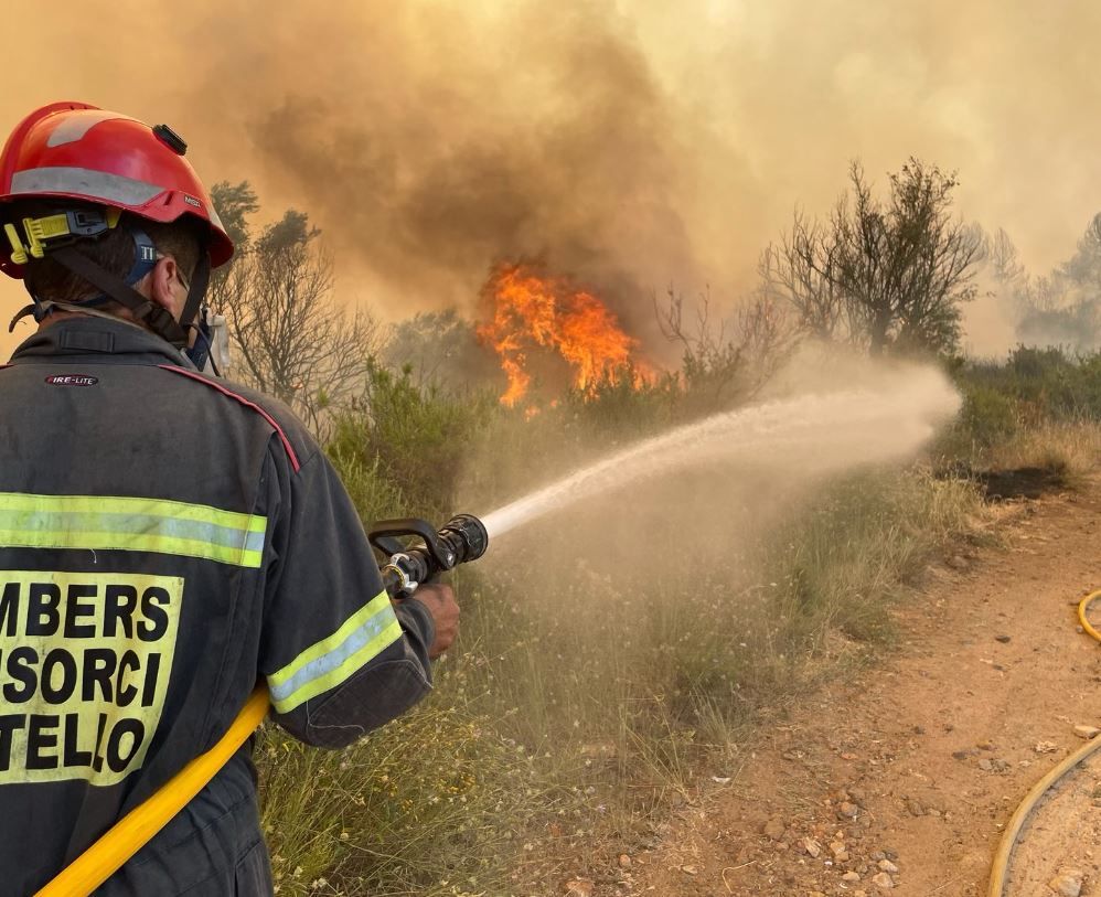 Incendio en Caudiel, hoy