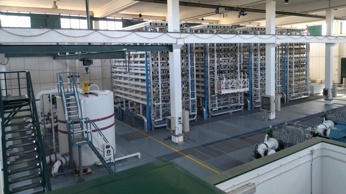 Los bastidores de la planta desaladora de Xàbia