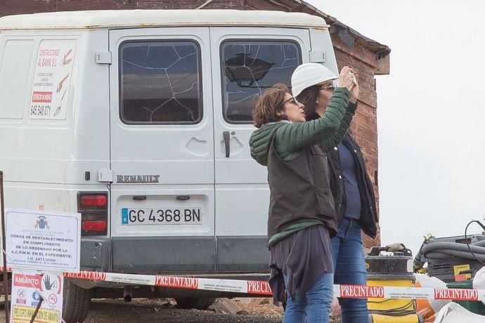 FUERTEVENTURA . - DERRIBO DE LA CASA DE LA ABUELA JOSEFA - 30-01-18 - FOTOS: GABRIEL FUSELLI