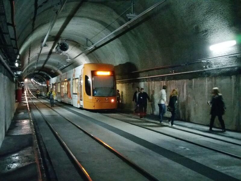 Simulacro incendio TRAM