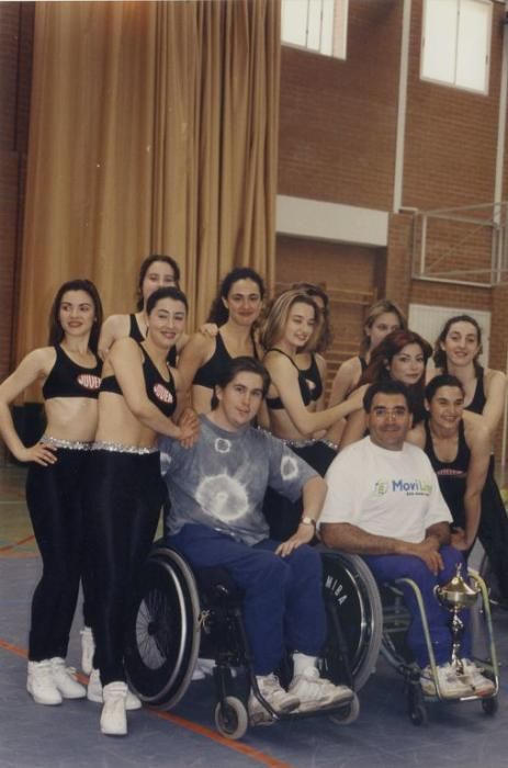 Las cheerleaders del CB Murcia, desde sus comienzo