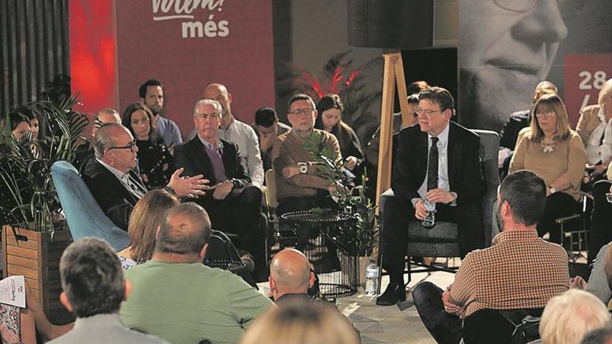 Puig pide apoyo en Castellón para «consolidar el cambio» y avanzar