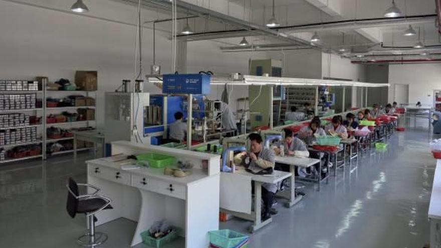 Imagen de archivo de una fábrica en China de una empresa alicantina.