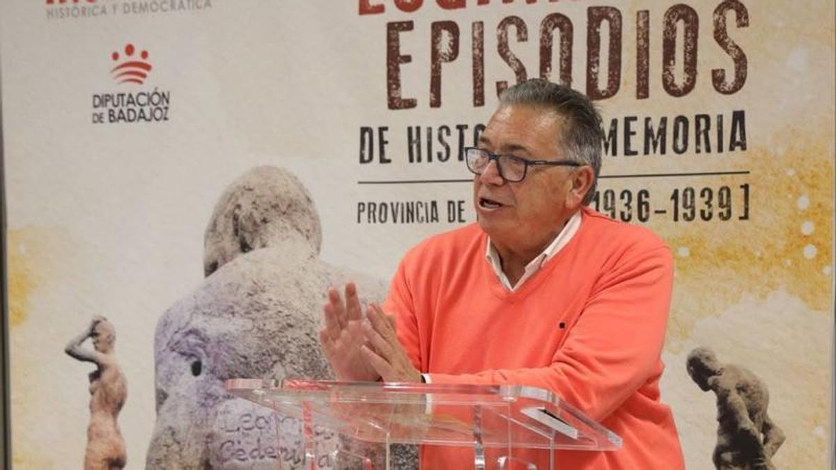 José María Ramírez durante un acto del PSOE anterior.