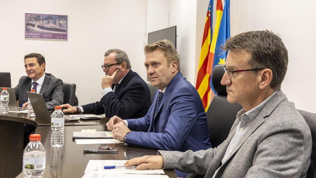 Reunión en Alicante de la Sala de Gobierno del TSJ.