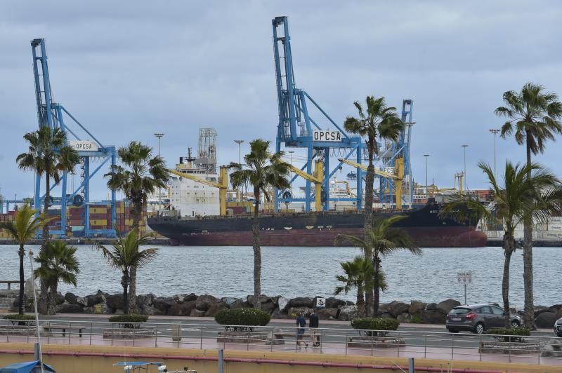 Actividad en el Puerto de Las Palmas de Gran Canaria