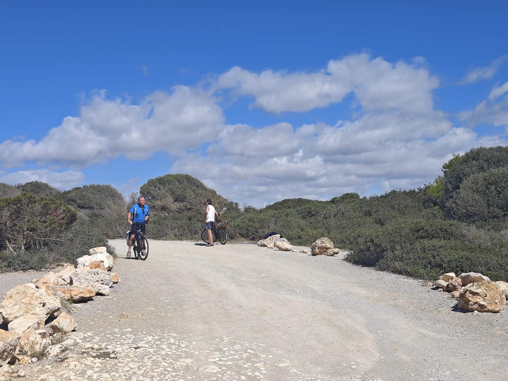 FOTOS | Sin buggies ni caravanas en s'Algar de Portocolom