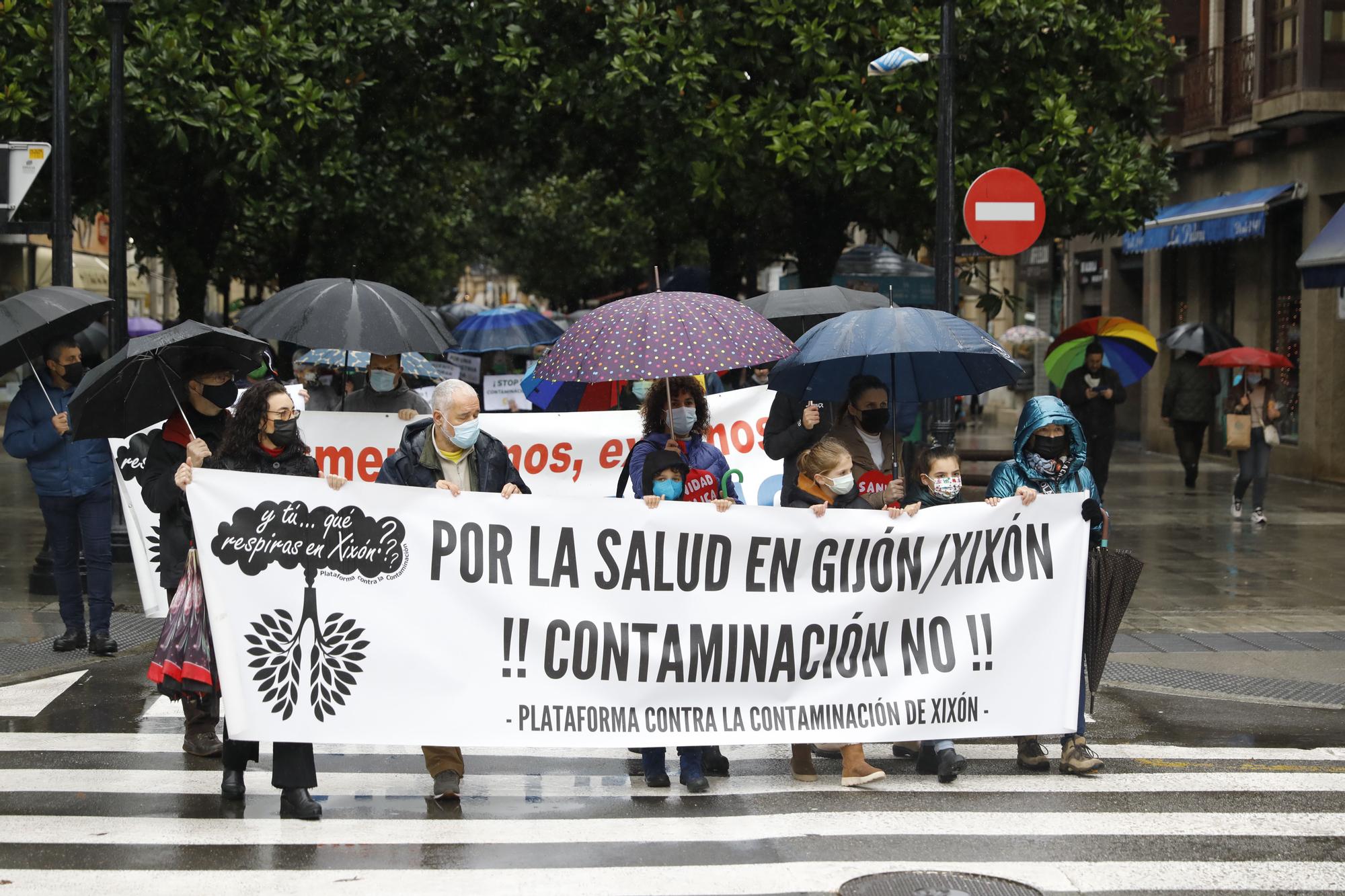 Gijón se moviliza contra la contaminación