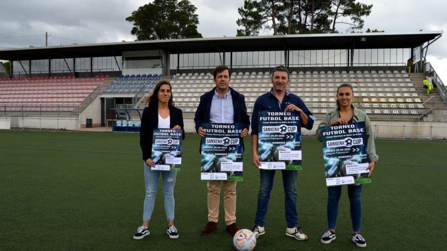 El campo de Baltar de Arriba acoge el primer Torneo de Fútbol Base Sanxenxo Cup