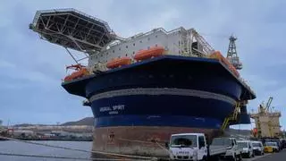 Un gimnasio, camarotes para 500 personas y un cine: así es el 'Arendal Spirit', el hotel flotante que está en revisión estos días en el Puerto de Las Palmas