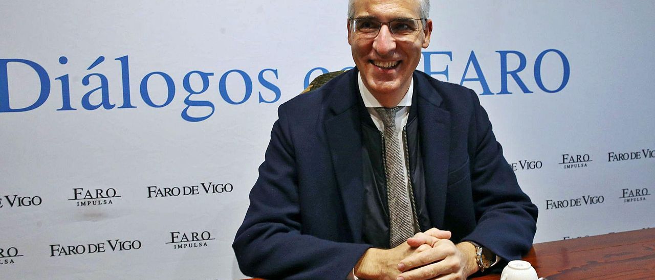 Francisco Conde, vicepresidente segundo de la Xunta y conselleiro de Economía, durante el desayuno informativo de FARO. Francisco Conde, vicepresidente segundo de la Xunta y conselleiro de Economía, durante el desayuno informativo de FARO.