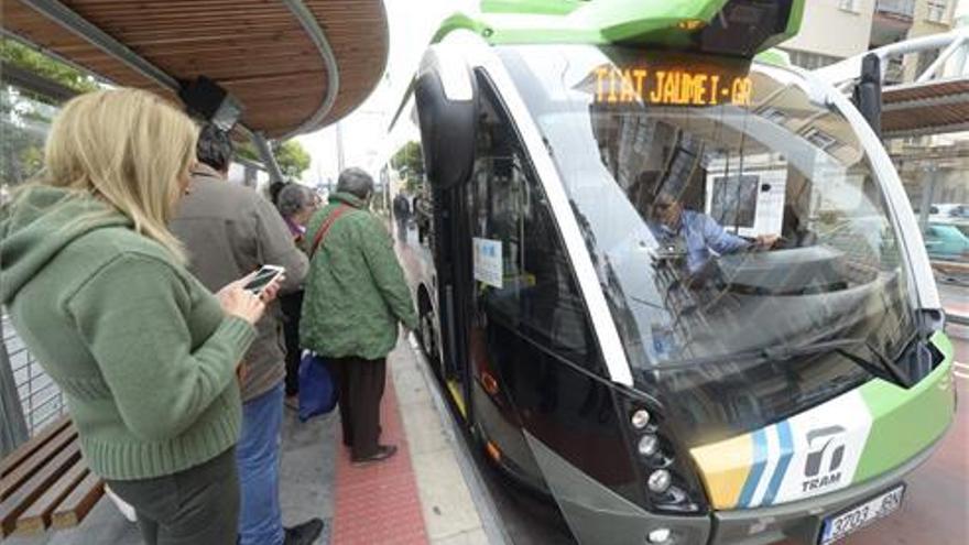 El TRAM de Castelló crece un 7&#039;3% y supera los 2&#039;2 millones de usuarios en 2016