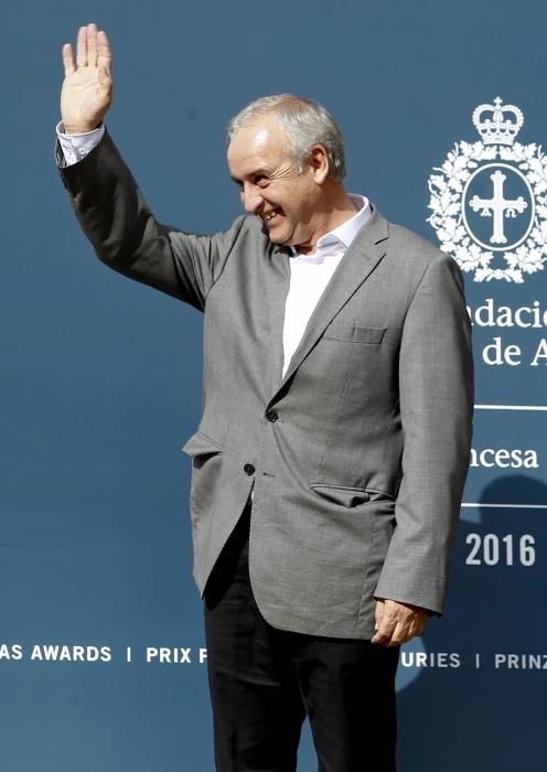 Llegada del premio "Princesa de Asturias" de la Concordia, Pedro Puig Pérez