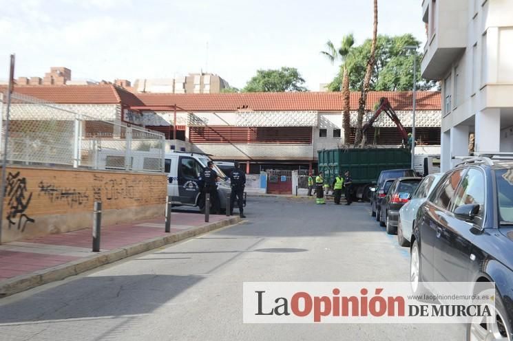 Desalojo y limpieza de la guardería de La Fama