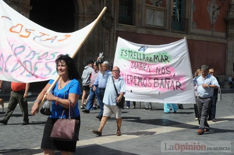 Los lodos del Mar Menor llegan a Murcia