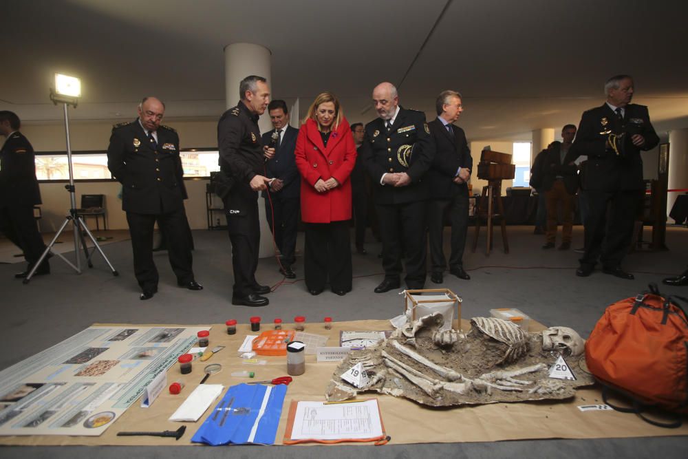 La exposición de Policía Científica se ha inaugurado en el ADDA.