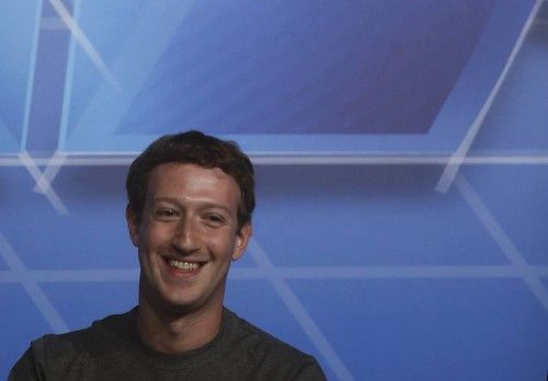 El dueño de Facebook, Mark Zuckerberg, durante su comparecencia en el MWC.