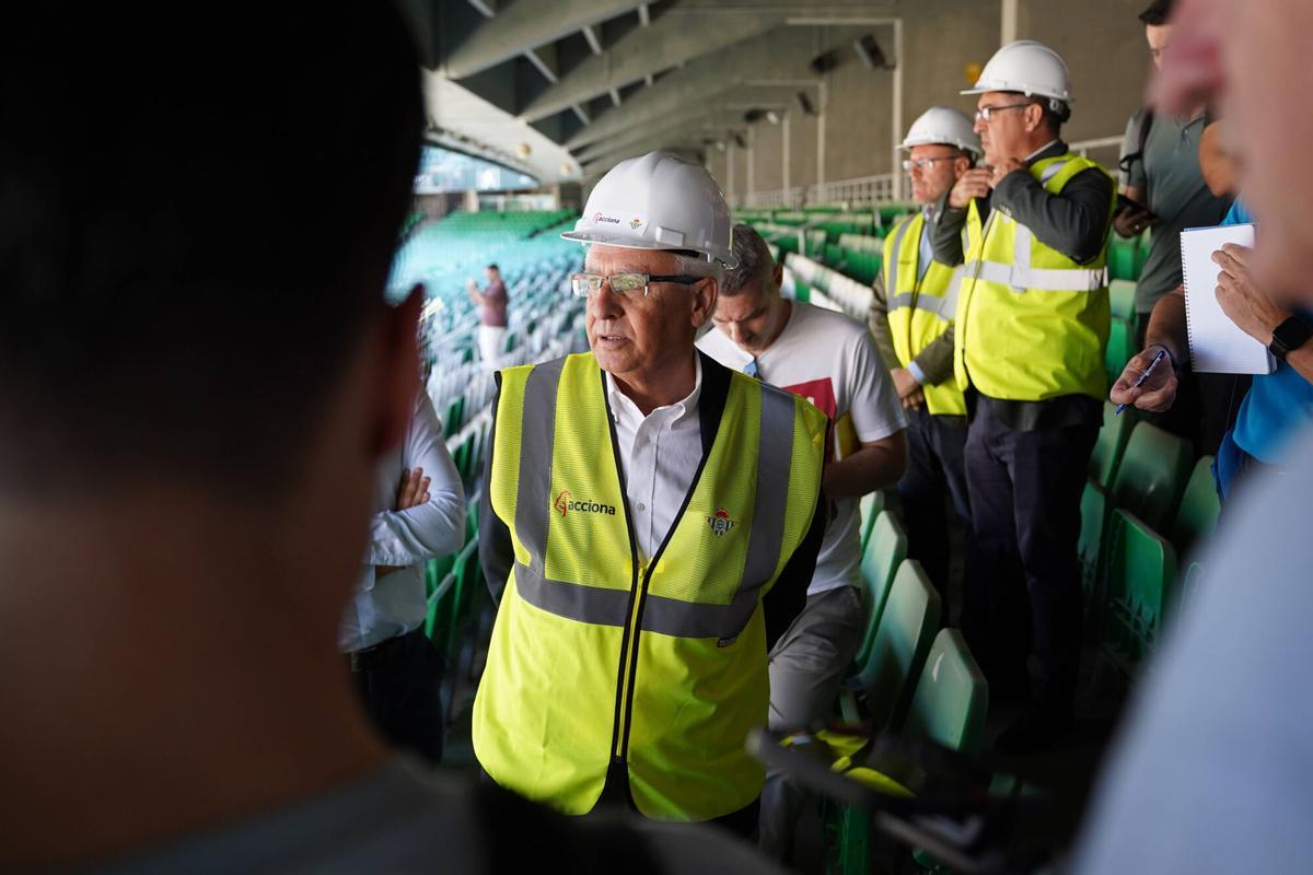 Federico Martínez Feria, Director General del Real Betis en la construcción del estadio Benito Villamarín