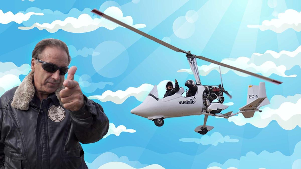 No es un pájaro ni un avión, es un autogiro y puedes aprender a pilotarlo en Igualada