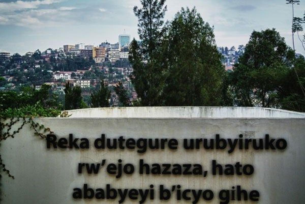 Vista de Kigali desde el Centro Memorial del Genocidio.