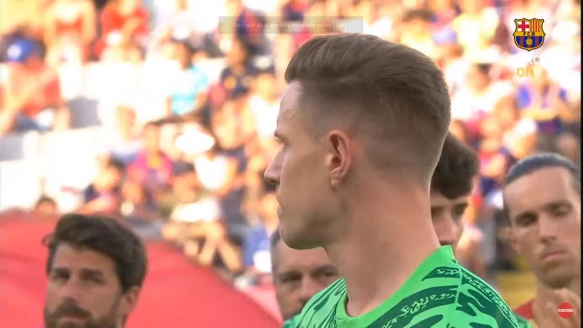 El recuerdo de Ter Stegen para Xavi en su discurso: "Hablando del pasado..."