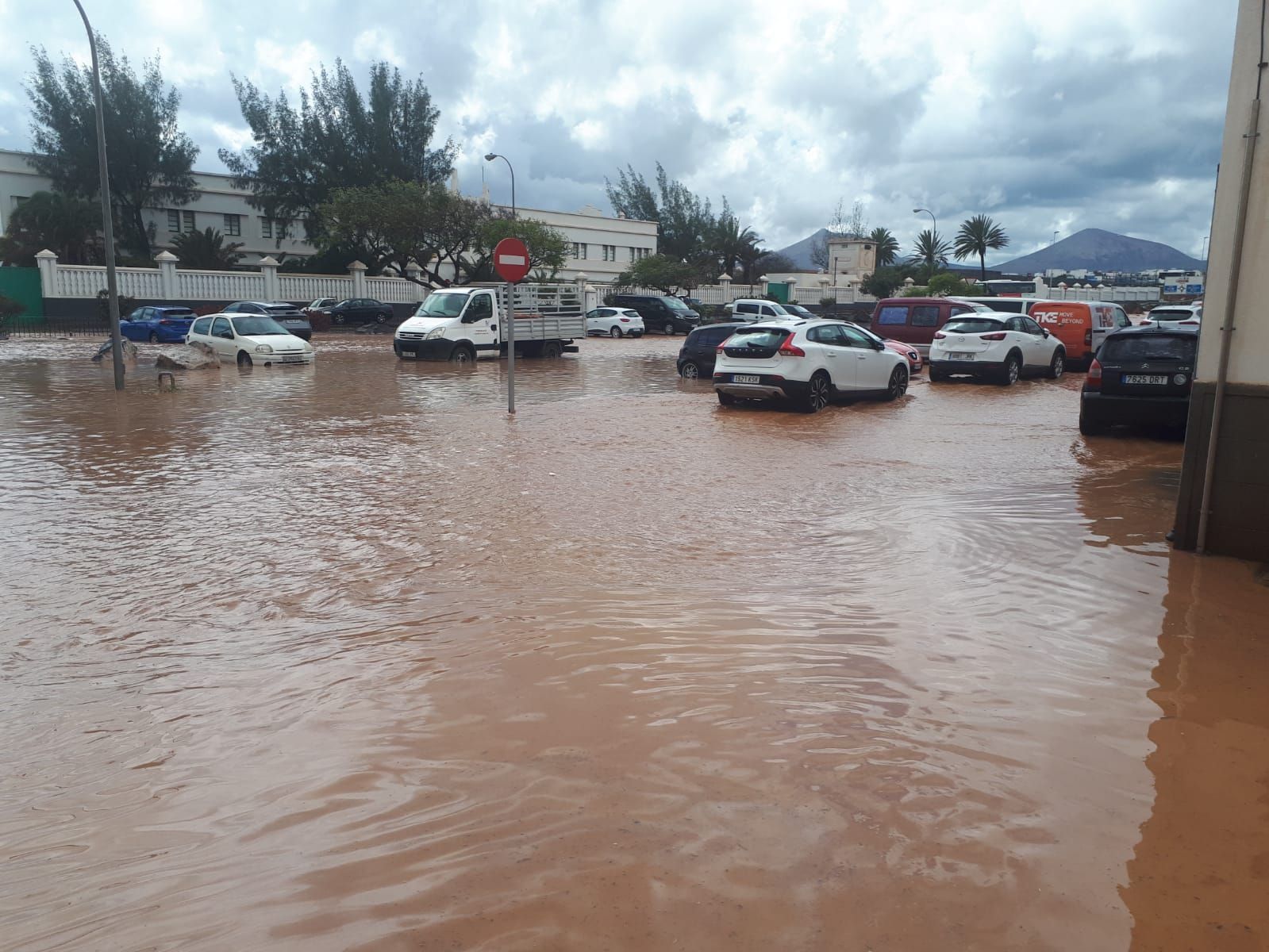 Efectos de la lluvia en Arrecife