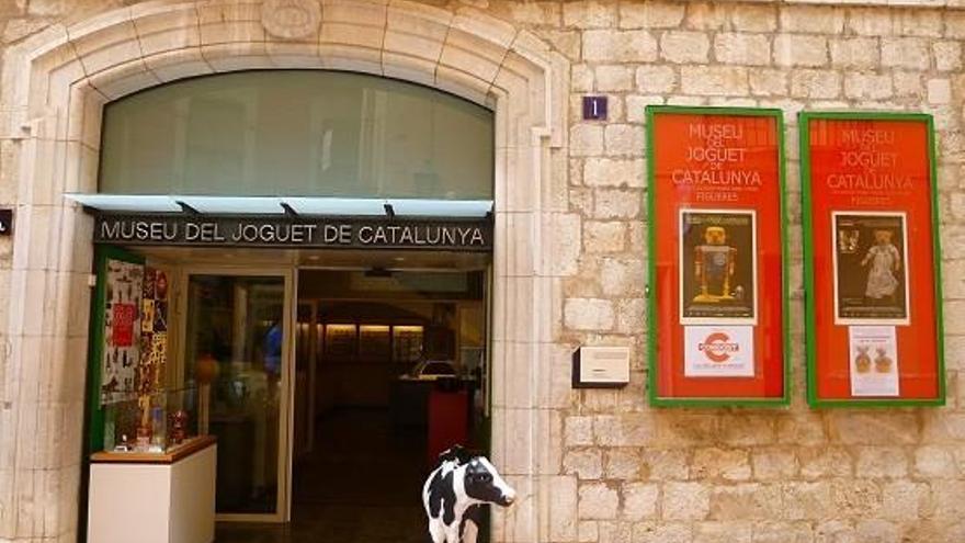 La porta d&#039;entrada al Museu del Joguet de Catalunya.