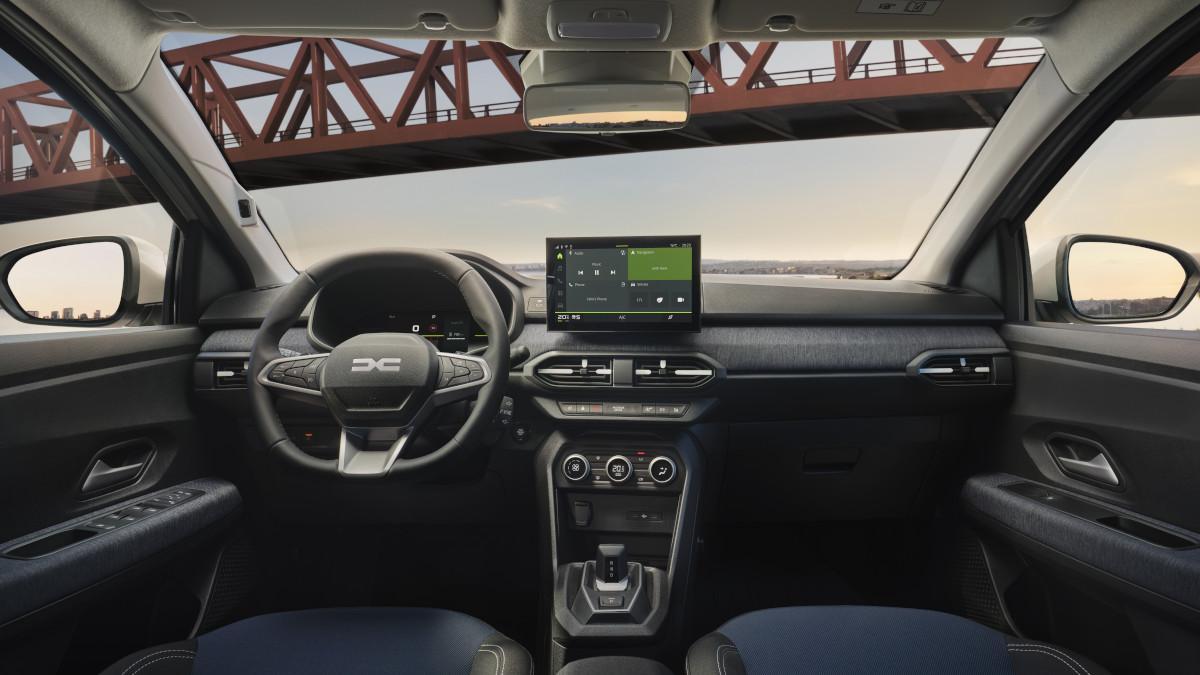 Interior del nuevo Dacia sandero 2026