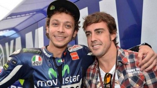 Alonso ha compartido tiempo en Mugello con Márquez, Rossi, Pedrosa y Lorenzo
