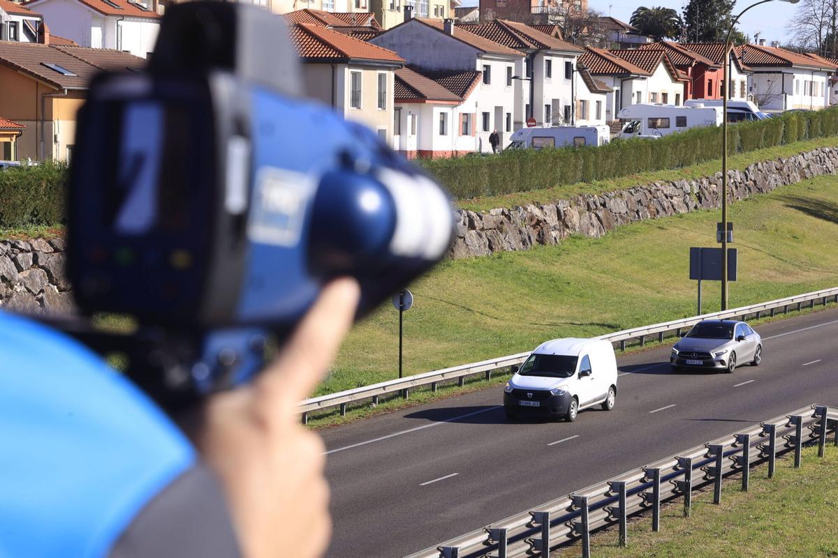 Un radar en Oviedo.