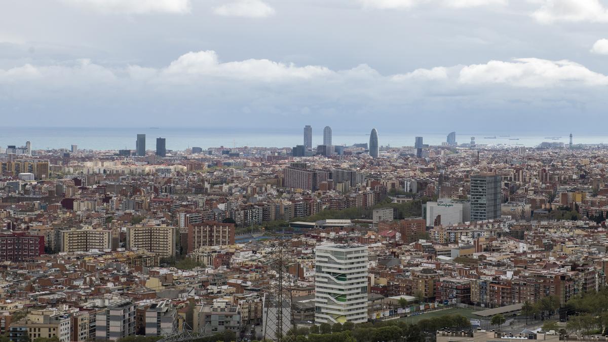 Barcelona, libre de contaminación, el 26 de marzo del 2020, en pleno confinamiento