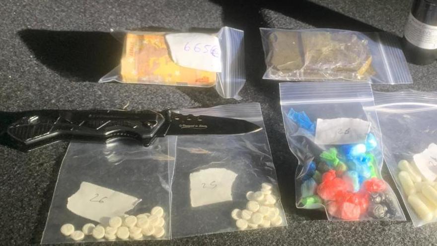 Dos detenidos en la zona inglesa de Benidorm por tráfico de drogas