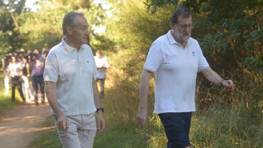 Rajoy inicia sus vacaciones en Galicia