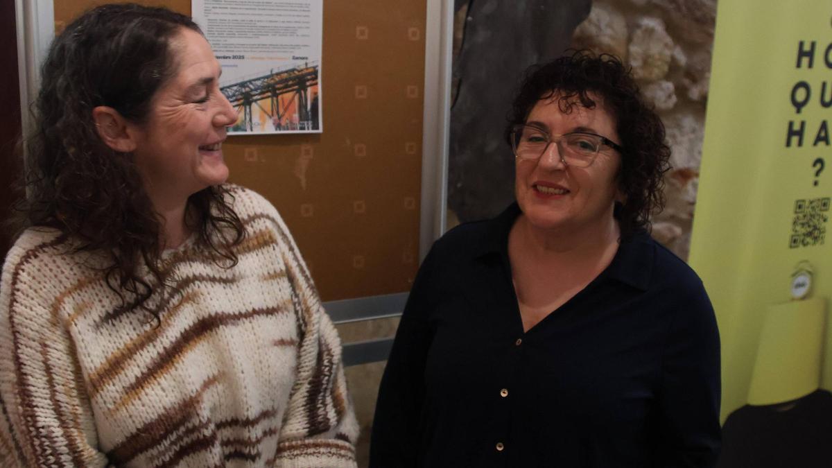 Carmen Álvarez y Lourdes Herreros.