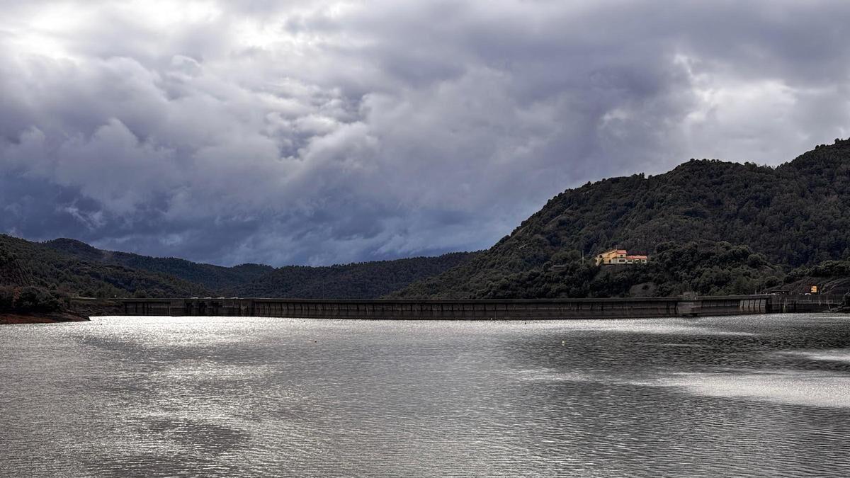 L’estat de l’embassament, a finals de gener