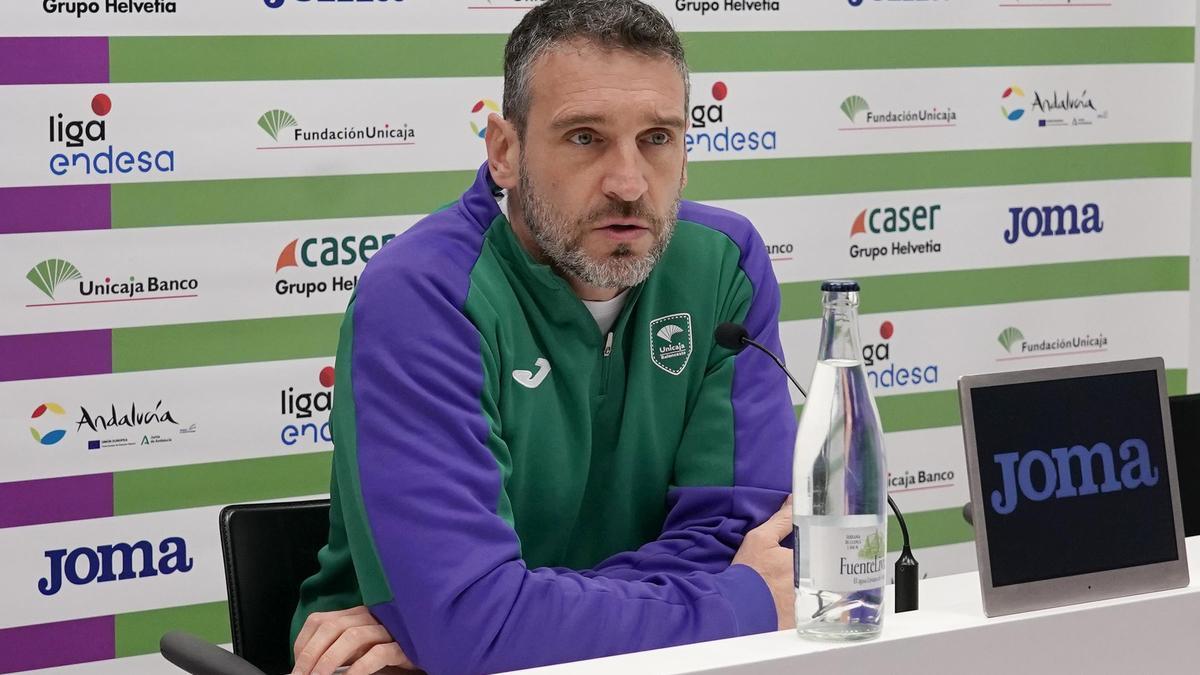 Ibon Navarro habló en la previa del Unicaja-Coviran Granada.