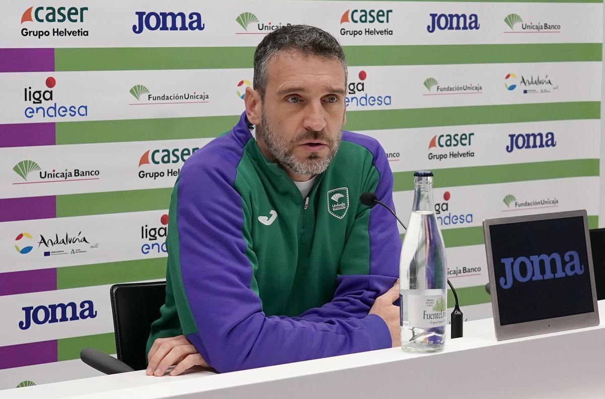 Ibon Navarro habló en la previa del Unicaja-Coviran Granada.