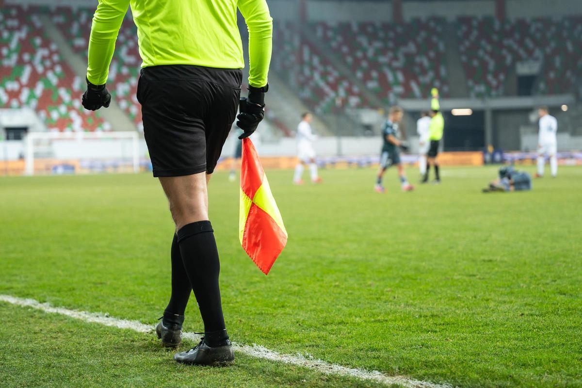 Árbitros de fútbol.